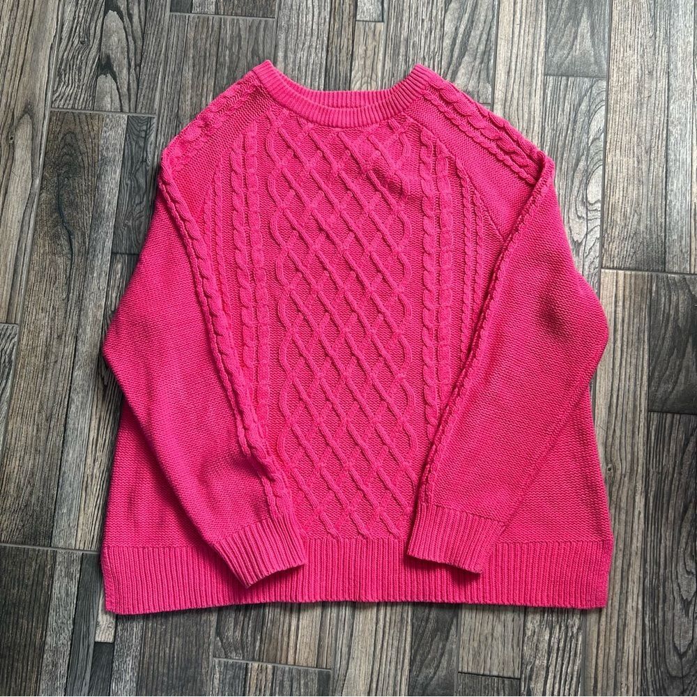 💗💗Old Navy‎ Hot Pink Cable Knit Sweater💗💗